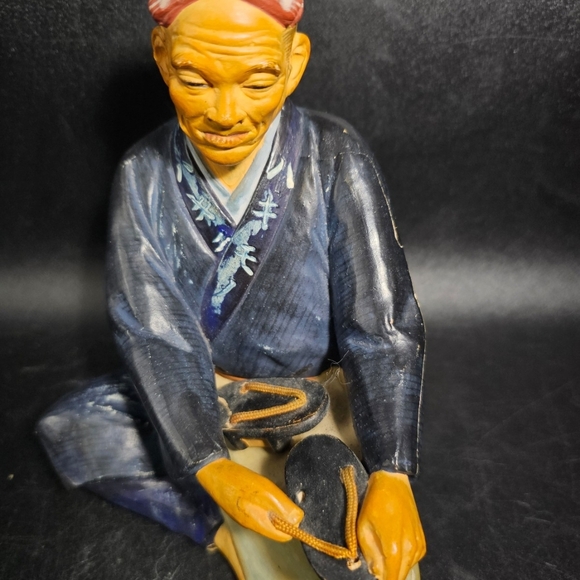 Unique Vintage Blue and Brown‎ Decor Accent - Picture 6 of 9